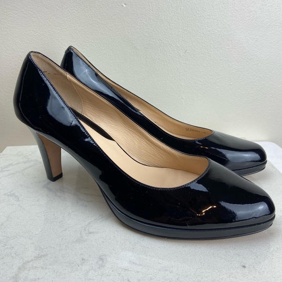 Cole Haan Classic Black Patent Leather Heels Size 10B - Picture 1 of 12